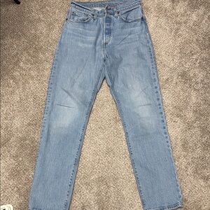 Levi's Light Blue Straight Jeans